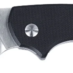 CRKT 5321 Pilar IV 3.09" Folding Plain Satin D2 Steel Blade/Black/SS G10/SS Handle Includes Pocket Clip