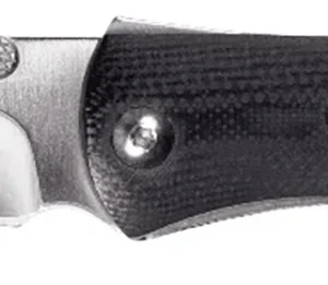 CRKT M4-02M M4-02M 3.25" Plain Satin 8Cr13MoV SS Blade Black/White Resin Infused Fiber w/G10 Bolster Handle Includes Pocket Clip