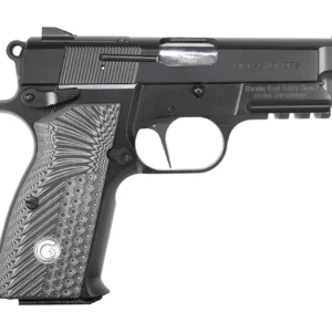 EAA GIRSAN 390446 MC P35PI OPS 9mm Luger 15+1 3.88" Matte Black Optic Ready/Serrated Steel Slide, Matte Black Steel Frame w/Accessory Rail & Beavertail Black Textured G10 Grips Ambidextrous