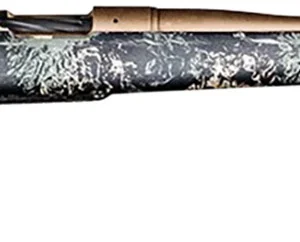 Christensen Arms 8010119100 Mesa FFT 7mm PRC 3+1 22" Threaded Barrel, Burnt Bronze Cerakote, Green with Black/Tan Webbing Stock