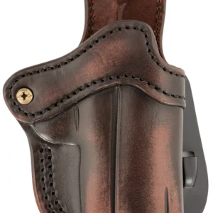 1791 Gunleather ORPDH23VTGR Paddle Holster Optic Ready OWB Size 2.3 Vintage Leather Paddle Fits Glock 17 Fits Walther PPQ Right Hand