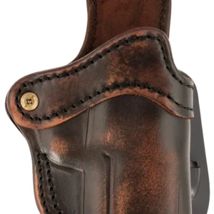 1791 Gunleather ORPDH24SVTGR Paddle Holster Optic Ready OWB Size 2.4S Vintage Leather Paddle Fits FN 509/H&K VP9SK Right Hand