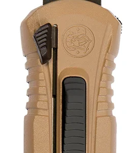 Smith & Wesson Knives 1092050 M&P 3.50" OTF Spear Point Plain Black Oxide AUS-8A SS Blade 5.16" Flat Dark Earth Aluminum Handle