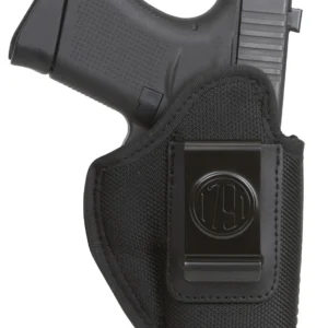 1791 Gunleather PNIWB3BLKL Premium Nylon IWB Size 03 Black Ballistic Nylon Clip-On Left Hand