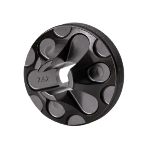 Rugged Suppressors FC006 Flash Hider Front Cap 7.62mm, Black Steel for Some Rugged Suppressors