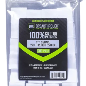 Breakthrough Clean BTCPS112600 Square Patches 243/270 Cal 600 pieces