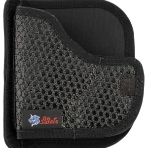 DeSantis Gunhide M44BJ8JZ0 Super Fly  Black Rubberized Fabric Pocket Fits Sig P365 Ambidextrous