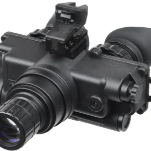 AGM Global Vision 12W7P122154211 Wolf-7 PRO NW1 Night Vision Goggles Black 1x 27mm, Generation 2+ Level 1, 45-54 lp/mm Resolution, White Filter