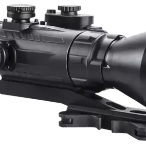 AGM Global Vision 15WP4423484111 Wolverine Pro-4 3AW1 Night Vision Rifle Scope Matte Black 4x70mm Gen 3 Auto-Gated White Phosphor Level 1 Illuminated Red Chevron w/Ballistic Drop Reticle