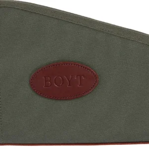 Boyt Harness PP41OD Heart-Shaped Pistol Case OD Green Canvas Holds Handgun