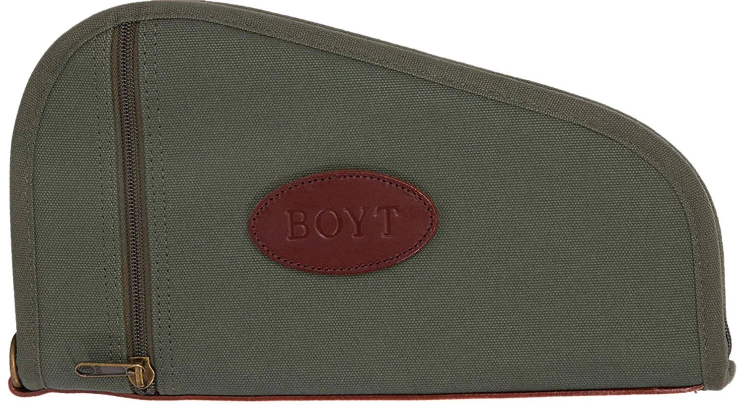 Boyt Harness PP41OD Heart-Shaped Pistol Case OD Green Canvas Holds Handgun