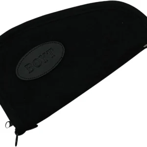 Boyt Harness PP41BLK Heart-Shaped Pistol Case Black Canvas Holds Handgun