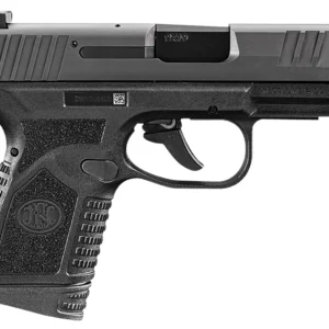 FN 66101408 Reflex Micro-Compact Frame 9mm Luger 15+1/11+1, 3.30" Black Target Crown Steel Barrel, Black PVD Serrated Steel Slide & Polymer Frame w/Picatinny Rail, Ambidextrous
