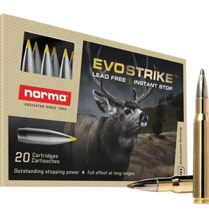 Norma Ammunition 20177342 Dedicated Hunting Evostrike 30-06Springfield 139gr Polymer Tip Boat Tail 20 Per Box/10 Case