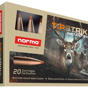 Norma Ammunition 20171222 Dedicated Hunting Tipstrike 280Rem 160gr Polymer Tip 20 Per Box/10 Case
