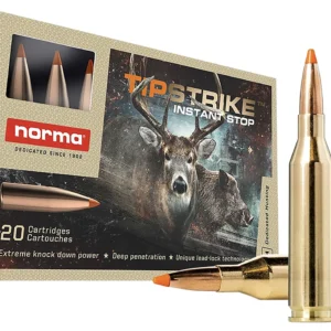 Norma Ammunition 20160052 Dedicated Hunting Tipstrike 243Win 76gr Polymer Tip 20 Per Box/10 Case