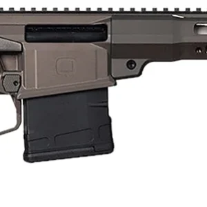 Q LLC FIX8616INRIFLEBLK The Fix  8.6 Blackout 10+1 16" Tapered Threaded Barrel, Gray, Fully Adj. Folding Stock, Magpul K Grip, 15" Q-Sert Handgaurd, AR-10/SR-25 Mag, Cherry Bomb Brake, Ambi Controls