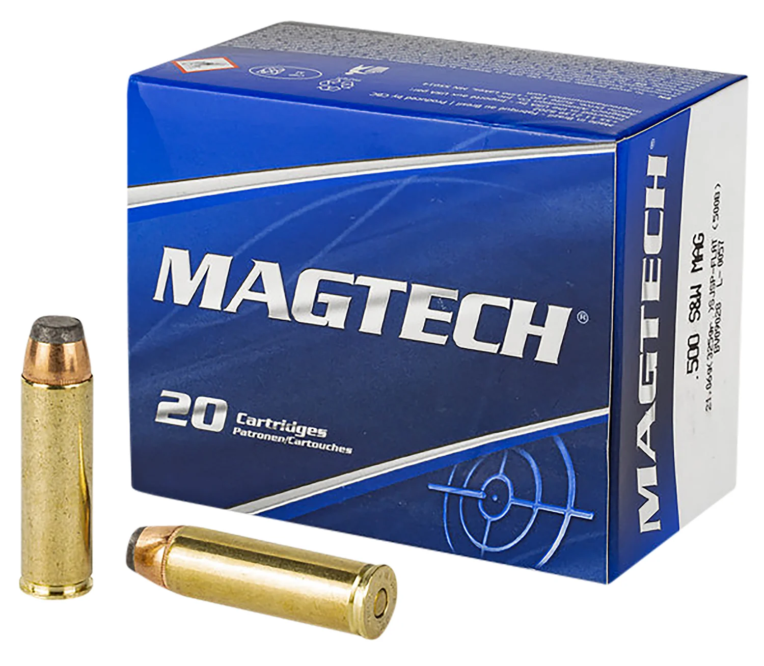 Magtech 500B Range/Training 500S&WMag 325gr Semi Jacketed Soft Point Flat 20 Per Box/25 Case