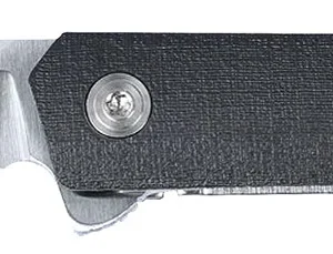 CRKT 7095KX CEO Compact 2.61" Folding Plain Satin 4116 SS Blade/Black GRN Handle Includes Pocket Clip