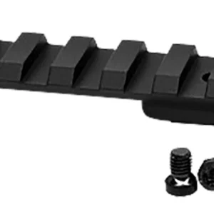 Warne V46420MOA Vapor Picatinny Rail Black Anodized Aluminum Fits Savage 110 Short Action, 20 MOA