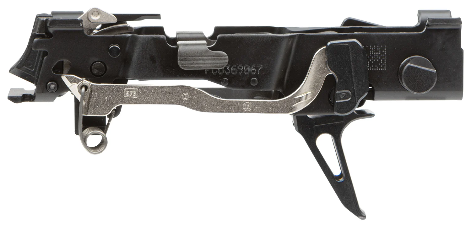 Sig Sauer 8900161 P320 Custom Works Fire Control Unit *FFL Item (FCU Only), 9mm Luger/40 S&W/357 Sig, Black Nitride, Titanium Frame & Flat Face Skeletonized Trigger, Fits Sig P320 Parts