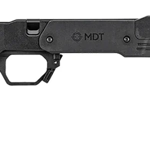 Mdt Sporting Goods Inc 105051BLK XRS Chassis Black Aluminum Core with Polymer Panels, Adj. Cheekrest, M-LOK Forend, Interchangeable Grips, AICS Mag Compatible, Fits CZ 457