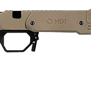 Mdt Sporting Goods Inc 104691FDE XRS Chassis FDE Aluminum Core with Polymer Panels, Adj. Cheekrest, M-LOK Forend, Interchangeable Grips, AICS Mag Compatible, Fits Short Action Remington 700