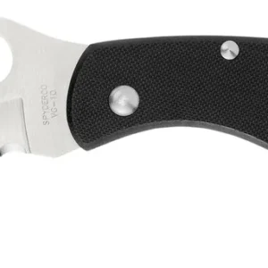 Spyderco C12GS Civilian CLIPIT 4.09" Folding Serrated Satin VG-10 SS Blade/ Black Textured G10 Handle Includes Pocket Clip