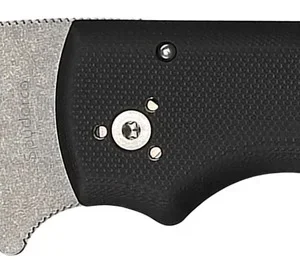 Spyderco C229GS Shaman 3.58" Folding Serrated Stonewashed CPM S30V SS Blade/ Black Textured G10 Handle Includes Pocket Clip