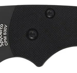 Spyderco C230GPBBK Lil' Native 2.42" Folding Plain Black DLC CPM S30V SS Blade/Black Textured G10 Handle Includes Pocket Clip