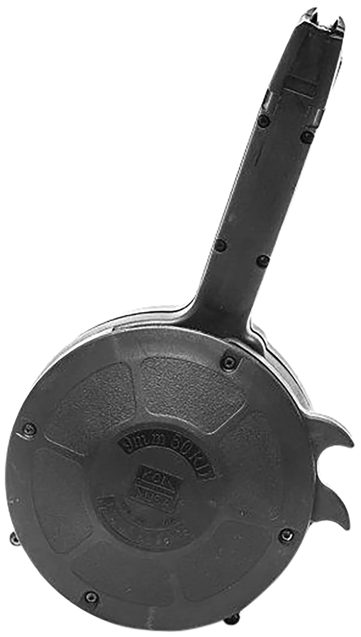 Kci Usa Inc KCIMZ027 Glock 50rd Drum 9mm Luger Black Polymer Fits Double Stack Glock