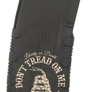 Black Rain Ordnance MAG30DONTTREAD Magazine 30rd 223 Rem/5.56 NATO Don't Tread On Me Engraving Fits AR-15 Platform