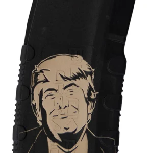 Black Rain Ordnance MAG30TRUMPMAGAZNE Magazine 30rd 223 Rem/5.56 NATO Trump MAGA-ZINE Engraving Fits AR-15 Black Polymer