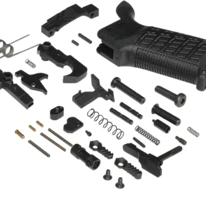 CMMG S5CA642 Zeroed Lower Parts Kit Black Grip, Ambi Safety & Mag Catch, Mil-Spec Trigger, Fits AR-Platform/Mk4