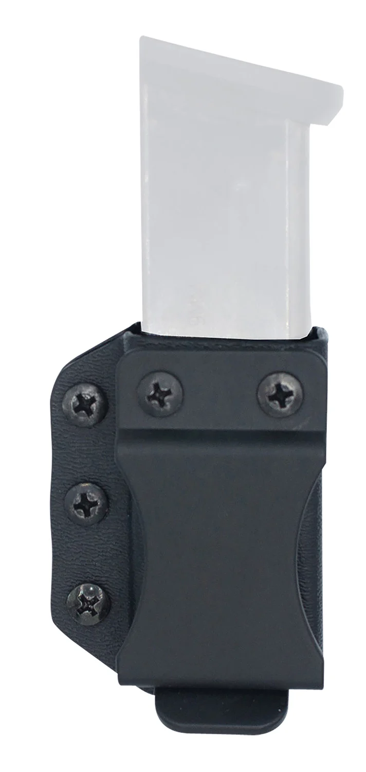 DeSantis Gunhide A100KJKKZ0 Persuader Mag Pouch IWB/OWB Black Kydex Belt Clip Compatible w/ Sig P365, Kimber R7 Mako Ambidextrous
