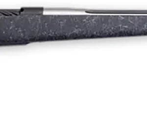Weatherby MAM01N28NOR8B Mark V Accumark 28 Nosler 3+1 26" Threaded/Fluted Stainless Barrel, Graphite Black Rec, Gray Webbed Black Monte Carlo Stock, Accubrake Muzzle Brake, Adj. TriggerTech Trigger