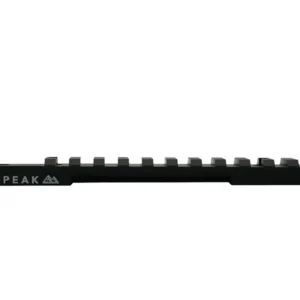 Weatherby J010003 Picatinny Rail Matte Black Aluminum Weatherby Model 307 Integrated Weaver Mount Long Action 20 MOA