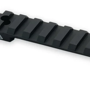 Weatherby J010004 Picatinny Rail Matte Black Aluminum Weatherby Model 307 Weaver Mount Short Action 20 MOA