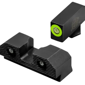 XS Sights GLR203P6G R3D 2.0 Night Sights fits Glock Black | Green Tritium Green Outline Front Sight Green Tritium Rear Sight