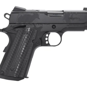 Girsan 391150 MC1911 SC Influencer Sub-Compact 9mm Luger 7+1 3 3.40" Black Steel Barrel, Black Camo Optic Ready/Serrated Steel Slide & Frame w/Picatinny Rail & Beavertail, Black Polymer Grip