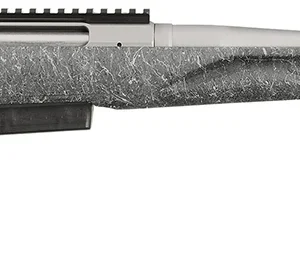 Ruger 46905 American II Full Size 450 Bushmaster 3+1 20" Gun Metal Gray Cerakote Threaded Barrel & Alloy Steel Receiver w/Picatinny Rail, Gray Splatter Adj LOP Synthetic Stock