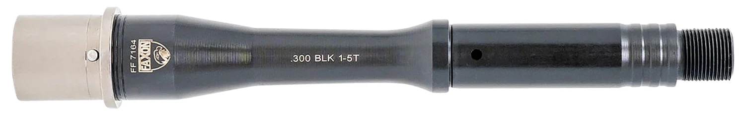 Faxon Firearms 15B35P7NGQ5RNP3 Match Series Gunner 300 Blackout 7.50" Threaded Black QPQ Stainless Steel, Fits AR15