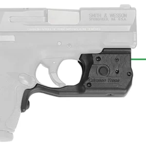 Crimson Trace 0158401 Laserguard Pro Fits S&W M&P Shield & M&P Shield M2.0 9mm/40 S&W, Green Laser/White Light Black Polymer