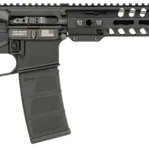 Patriot Ordnance Factory 02045 Minuteman 5.56x45mm NATO 30+1 13.75" Black Steel Threaded Barrel, Black Anodized Aluminum Receiver, 13" Renegade Rail Handguard