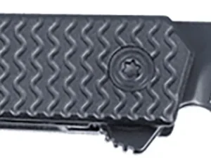 CRKT 7081D2K CEO Microflipper 2.36" Folding Drop Point Plain Black TiNi D2 Steel Blade, Black Textured Aluminum Handle