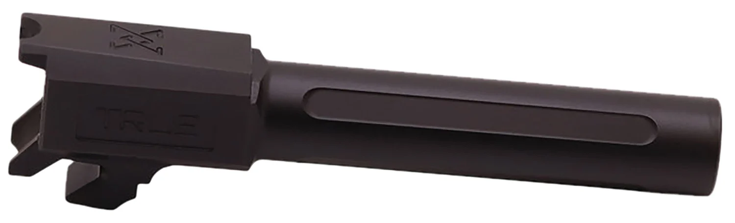 True Precision Inc TPSHCPBXBL Springfield 9mm Luger 3.70" Fluted Black Nitride Stainless Steel, Fits Springfield Hellcat Pro