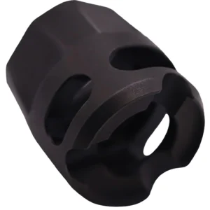 True Precision Inc TPYMICROBL Micro Compensator Y-Type Black Nitride 416R Stainless Steel 1/2"x28 Threads 9mm/380 ACP