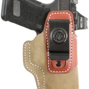 DeSantis Gunhide 215NJE1Z0 Transit  IWB Natural Kydex/Leather Belt Clip Glock 26/27/33 Ambidextrous
