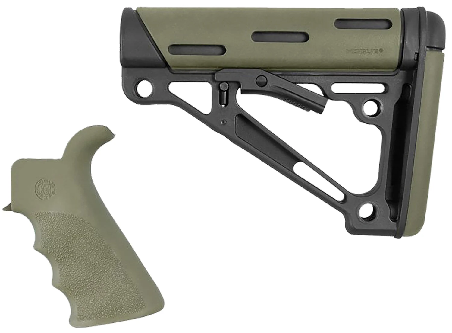 Hogue 15256 OD Green Fits AR-15/M16