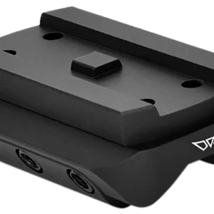 Warne 6111M Mini Red Dot Mount Shotgun Rib Black Anodized Aluminum Fits Holosun/Sig Romeo5/Vortex Crossfire/Aimpoint Micro H1-H2/ Aimpoint T1-T2